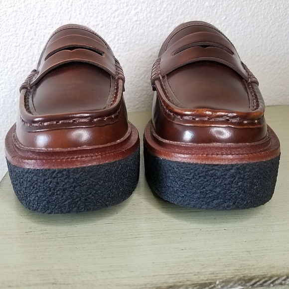 Loeffler Randall Rikki Leather Platform Loafers w/Dust Bag - Picture 6 of 12